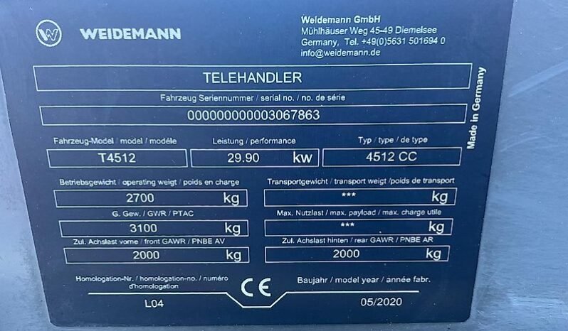 
								Weidemann T4512-CC full									